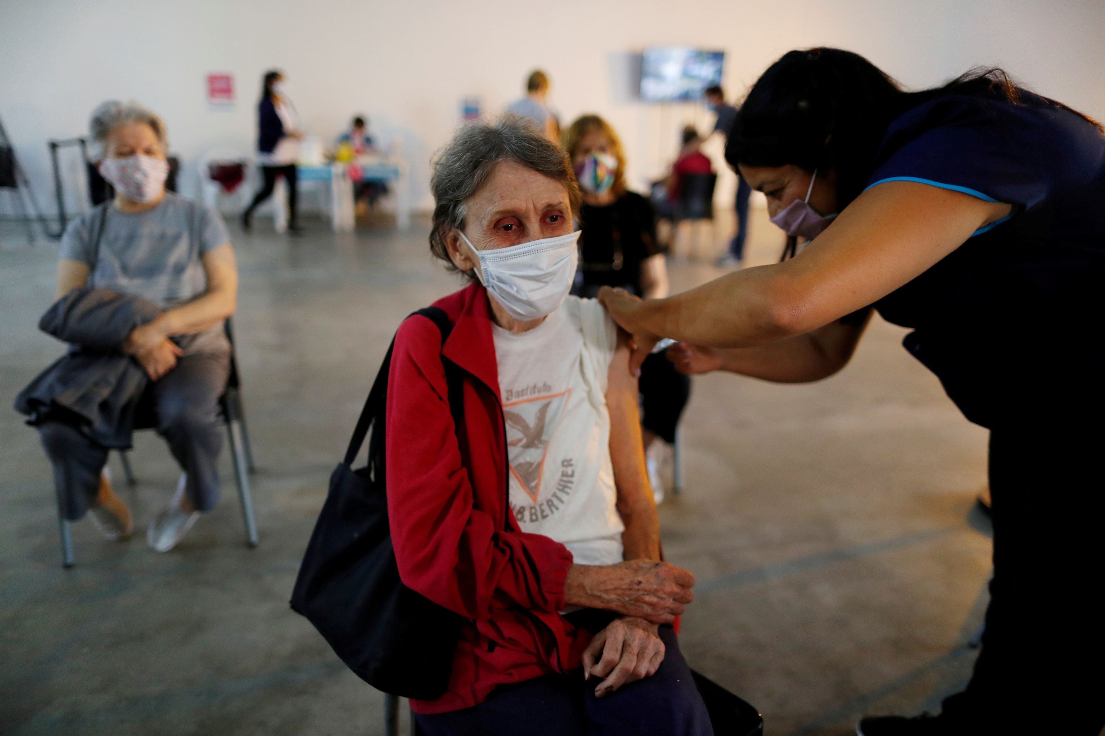 FILE PHOTO: COVID-19 vaccination in Argentina