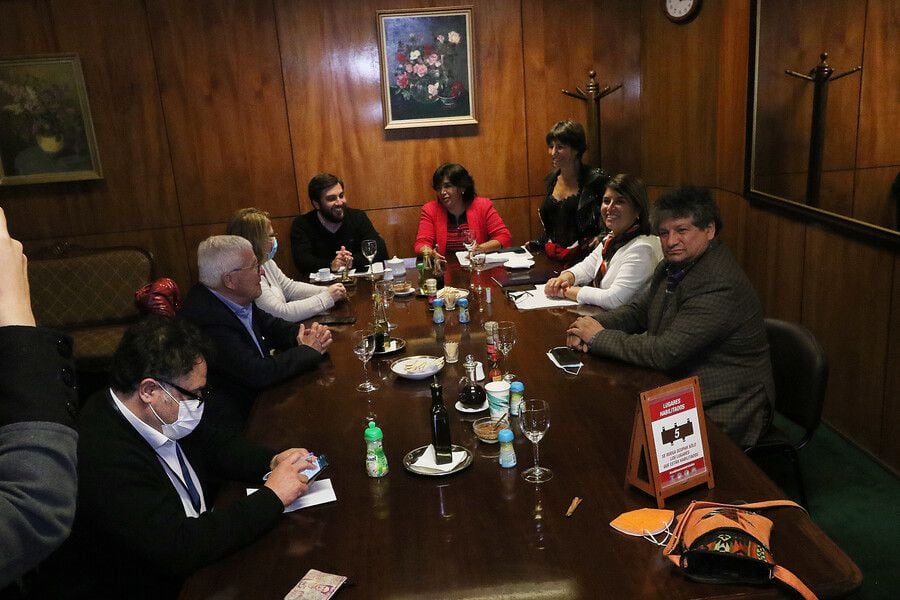 Yasna Provoste almuerzo PPD