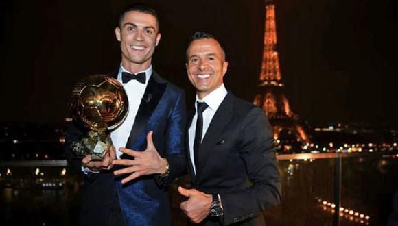 Cristiano Ronaldo y Jorge Mendes