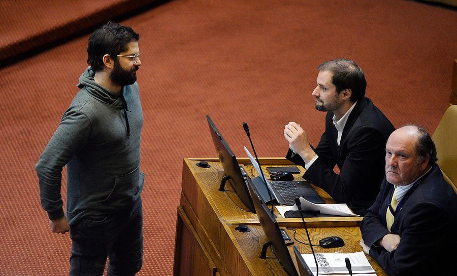 Gabriel Boric y Jaime Bellolio