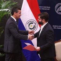 Santiago Peña lamentó la ausencia de Boric en recepción en Paraguay:  “Estaba realmente muy consternado”