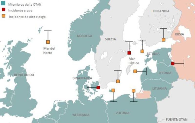 Los Peligrosos Encuentros Militares De Rusia En Europa La Tercera 5654