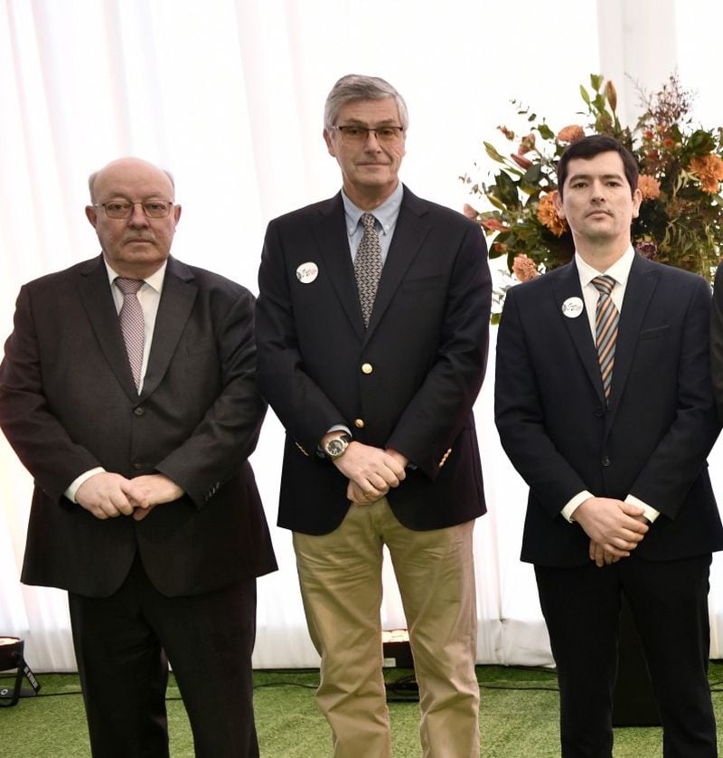 Alfredo Kappel, Andrés Küllmer y Juan Carlos Ríos.