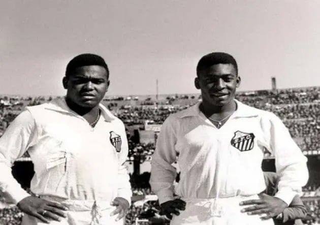 Pelé con Santos