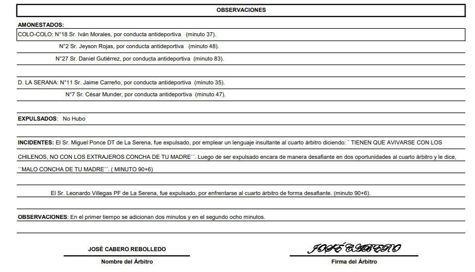 El informe del juez José Cabero.