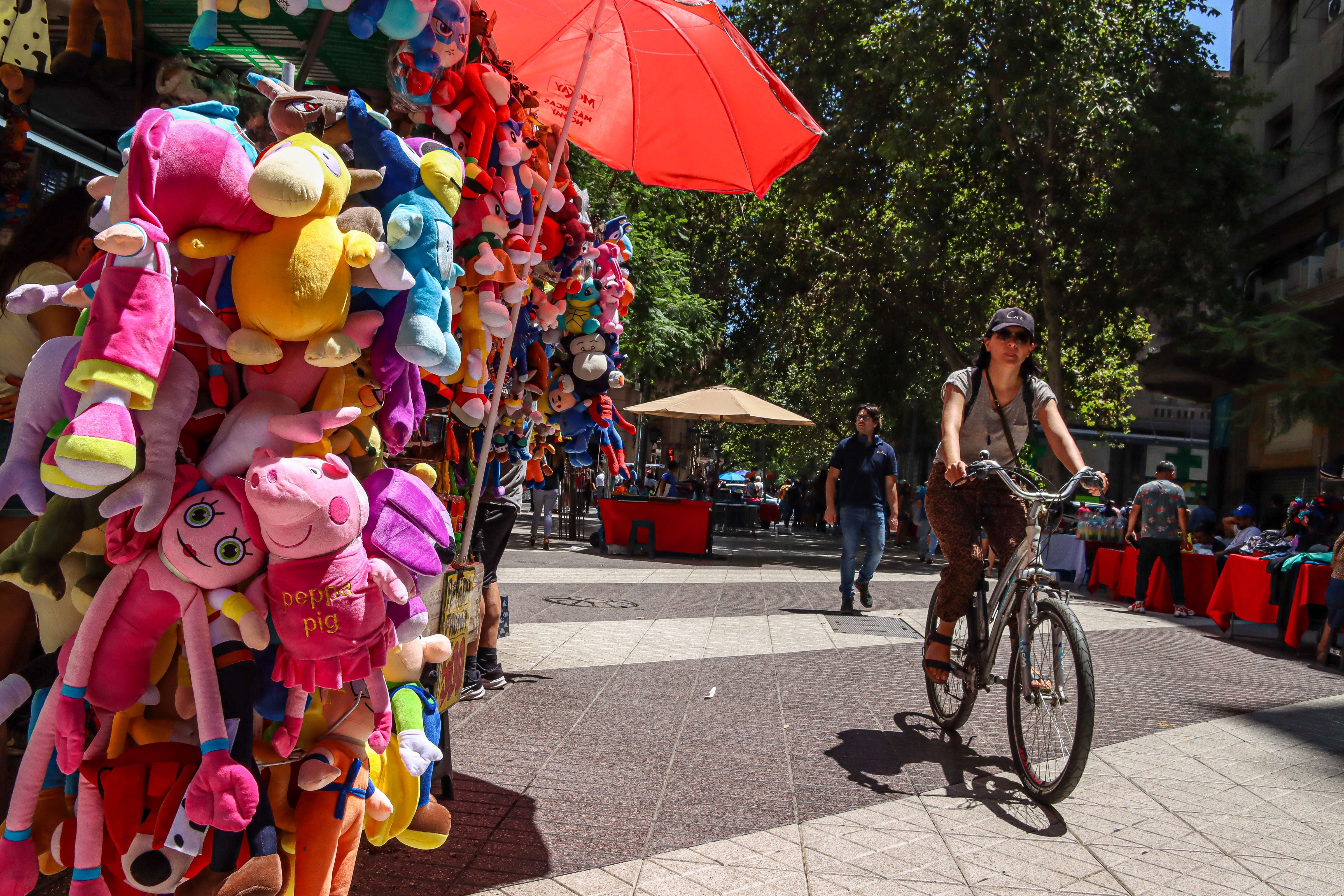 Comercio en el Centro de Santiago