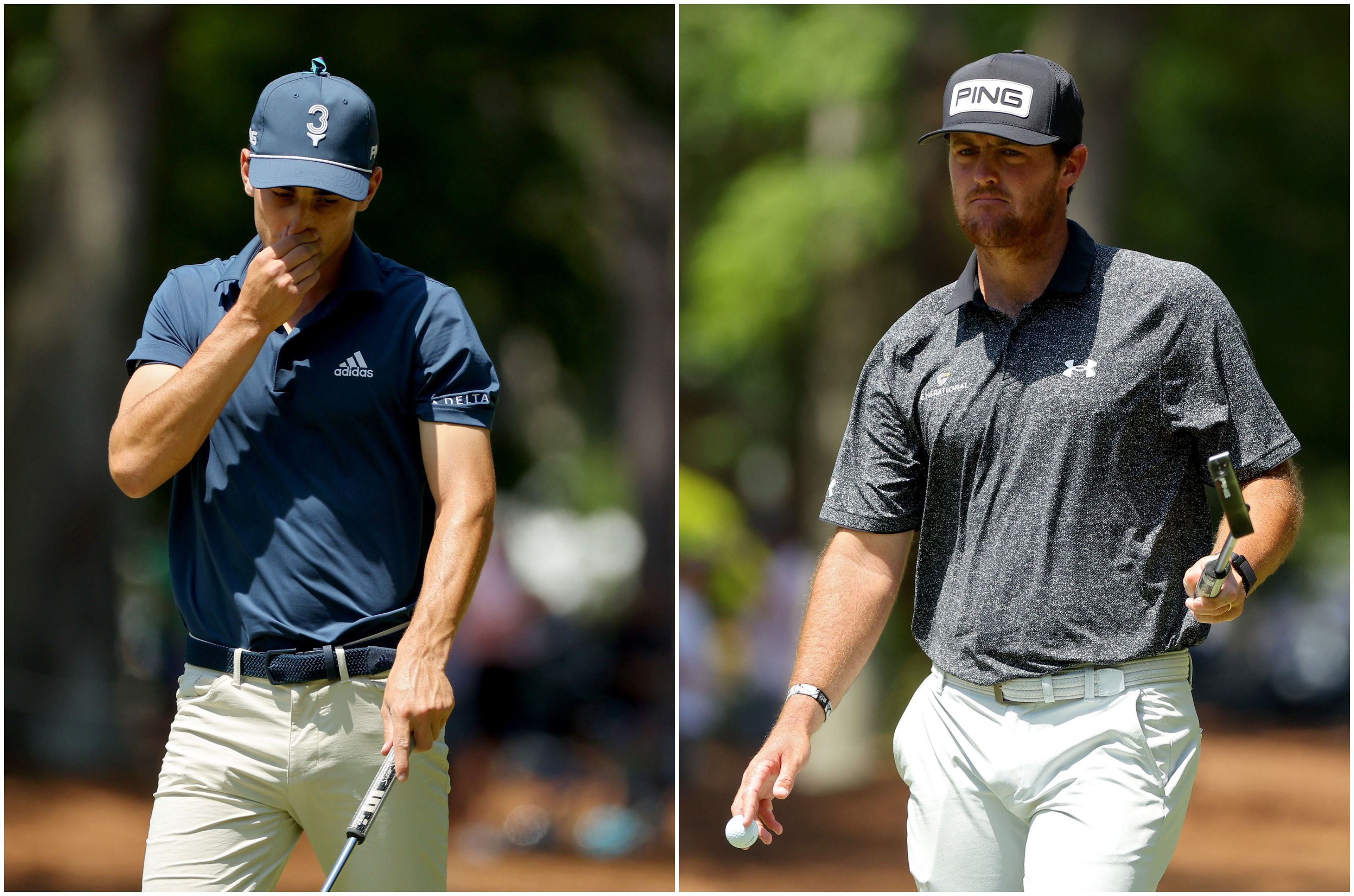 Niemann y Pereira, durante la última ronda del RBC Heritage.