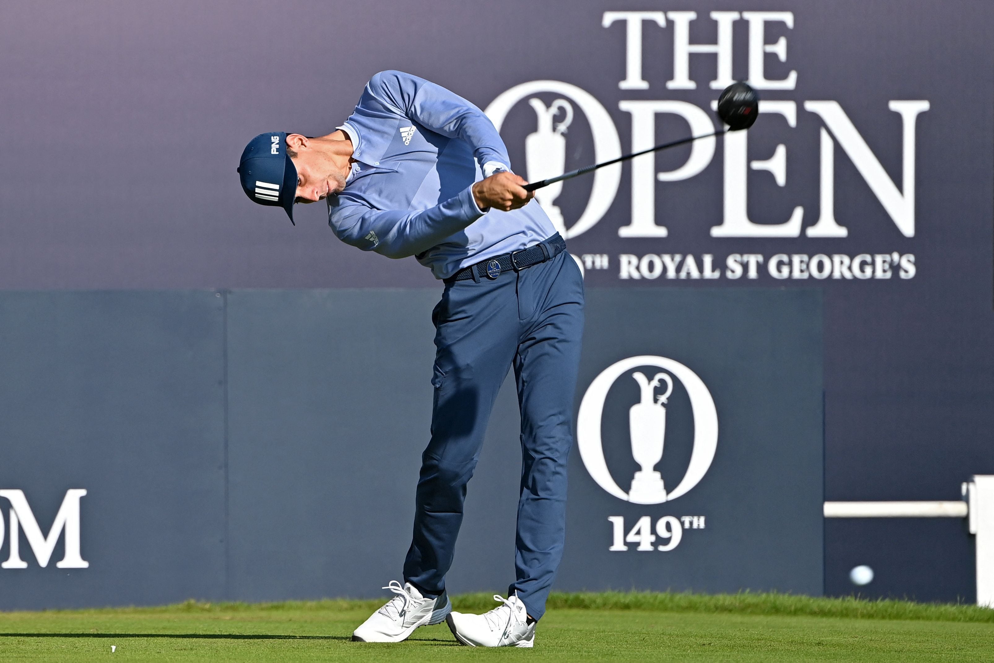 Joquín Niemann finalizó su primera ronda del The Open Championship con una tarjeta de -1.