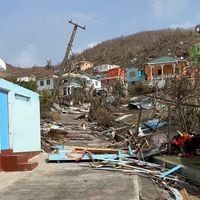 Las imágenes que ha dejado el paso del huracán Beryl por el Caribe