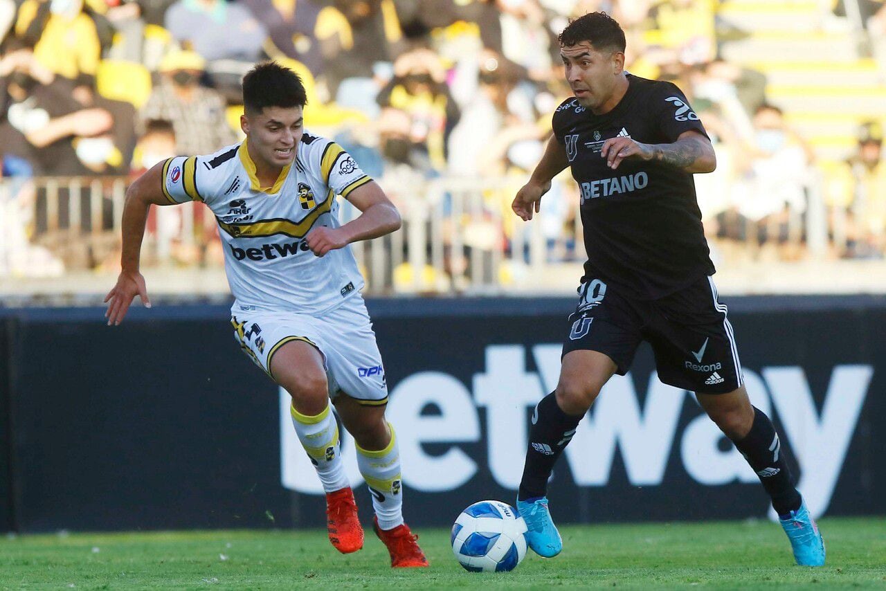 Jeisson Vargas, en el partido ante Coquimbo Unido. FOTO: AGENCIAUNO