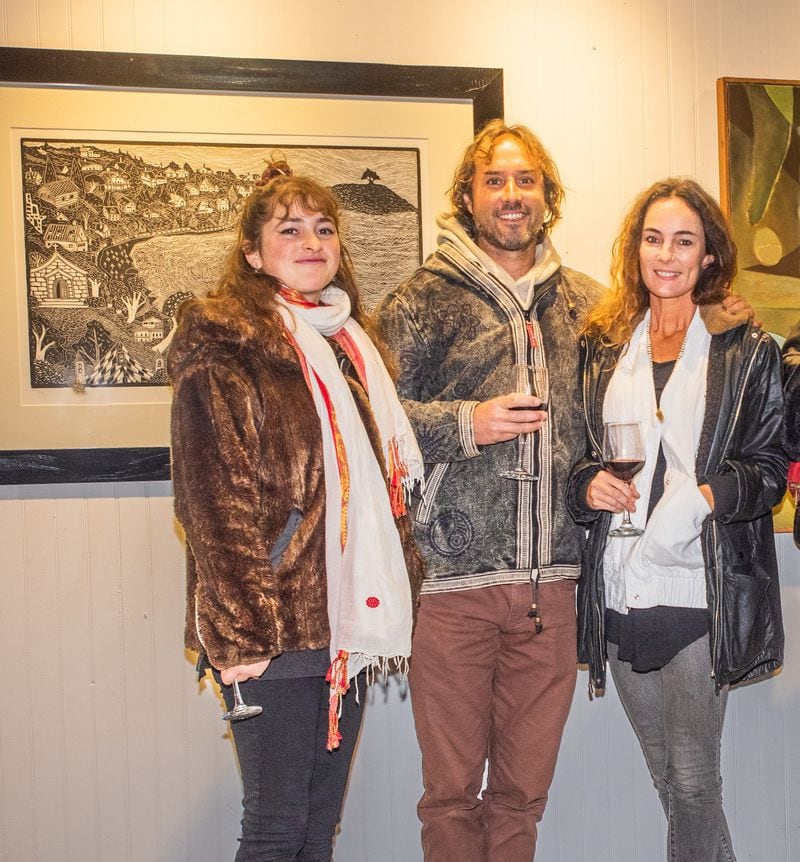 Laura Nightingale, José Rebolar y Teresa Gutiérrez.