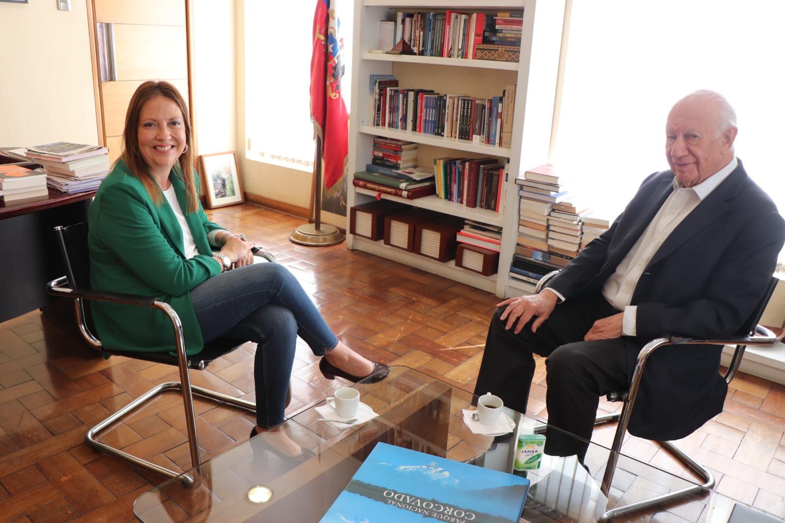 Desayuno Ricardo Lagos y Natalia Piergentili