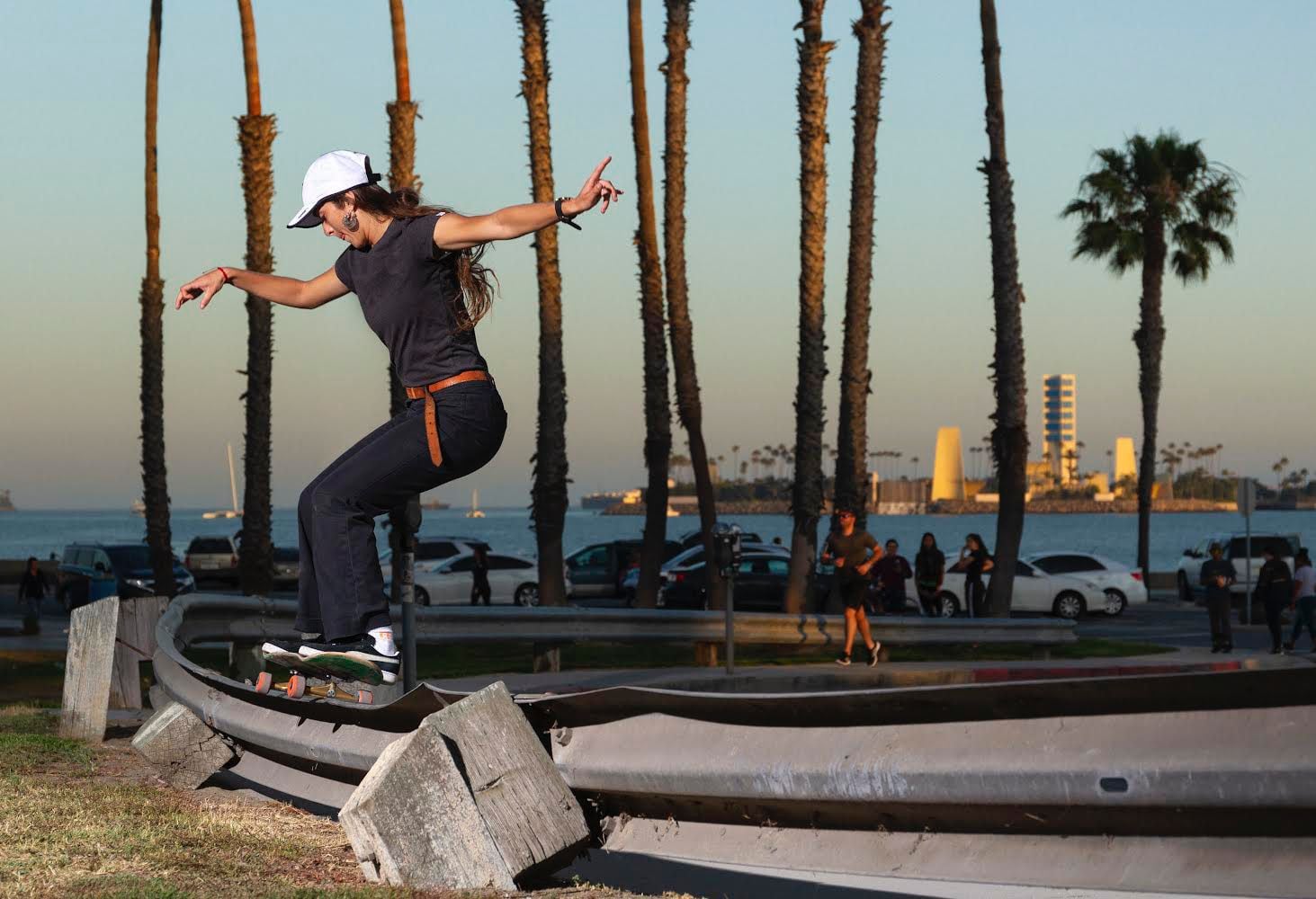 María José Rojas, skater chilena.