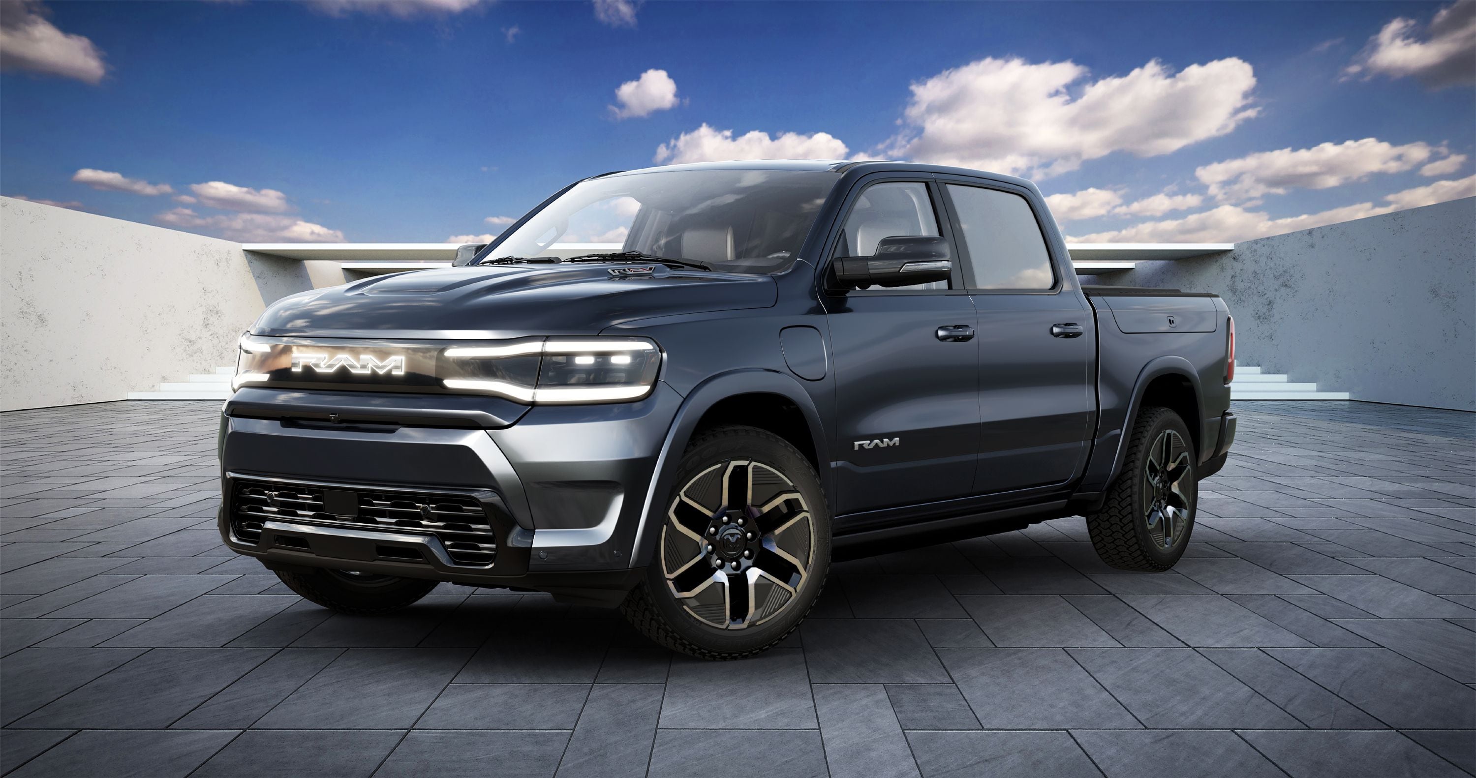 RAM 1500 REV: hasta 805 kilómetros de autonomía para la nueva pick-up eléctrica