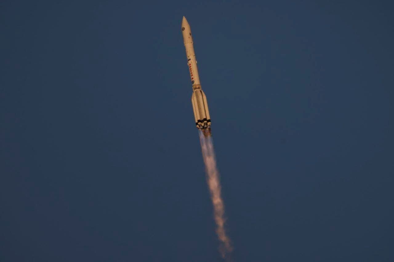 Proton-M carrier rocket with the Nauka (Science) Multipurpose Laboratory Module blasts off from the launchpad at the Baikonur Cosmodrome