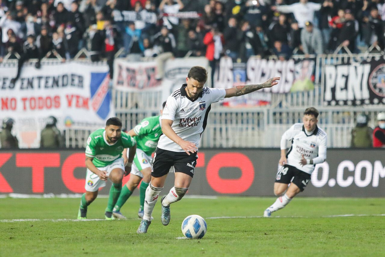 Gabriel Costa anotó la segunda cifra de Colo Colo sobre Audax Italiano.