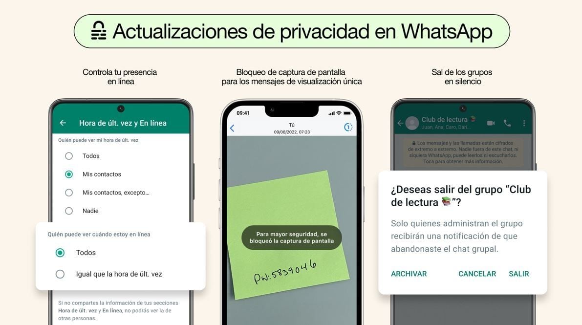 Ahora puedes abandonar un grupo de WhatsApp sin que nadie se dé cuenta