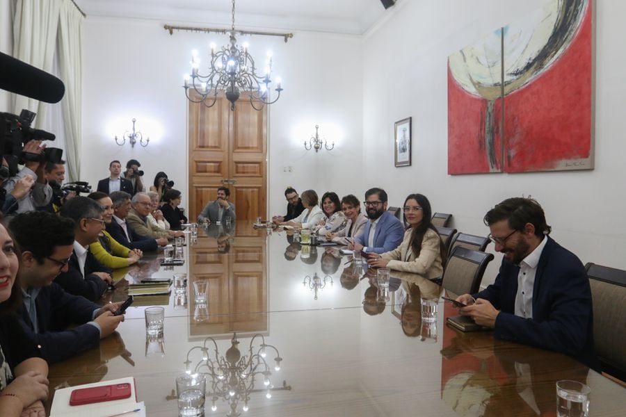 Gabinete en La Moneda