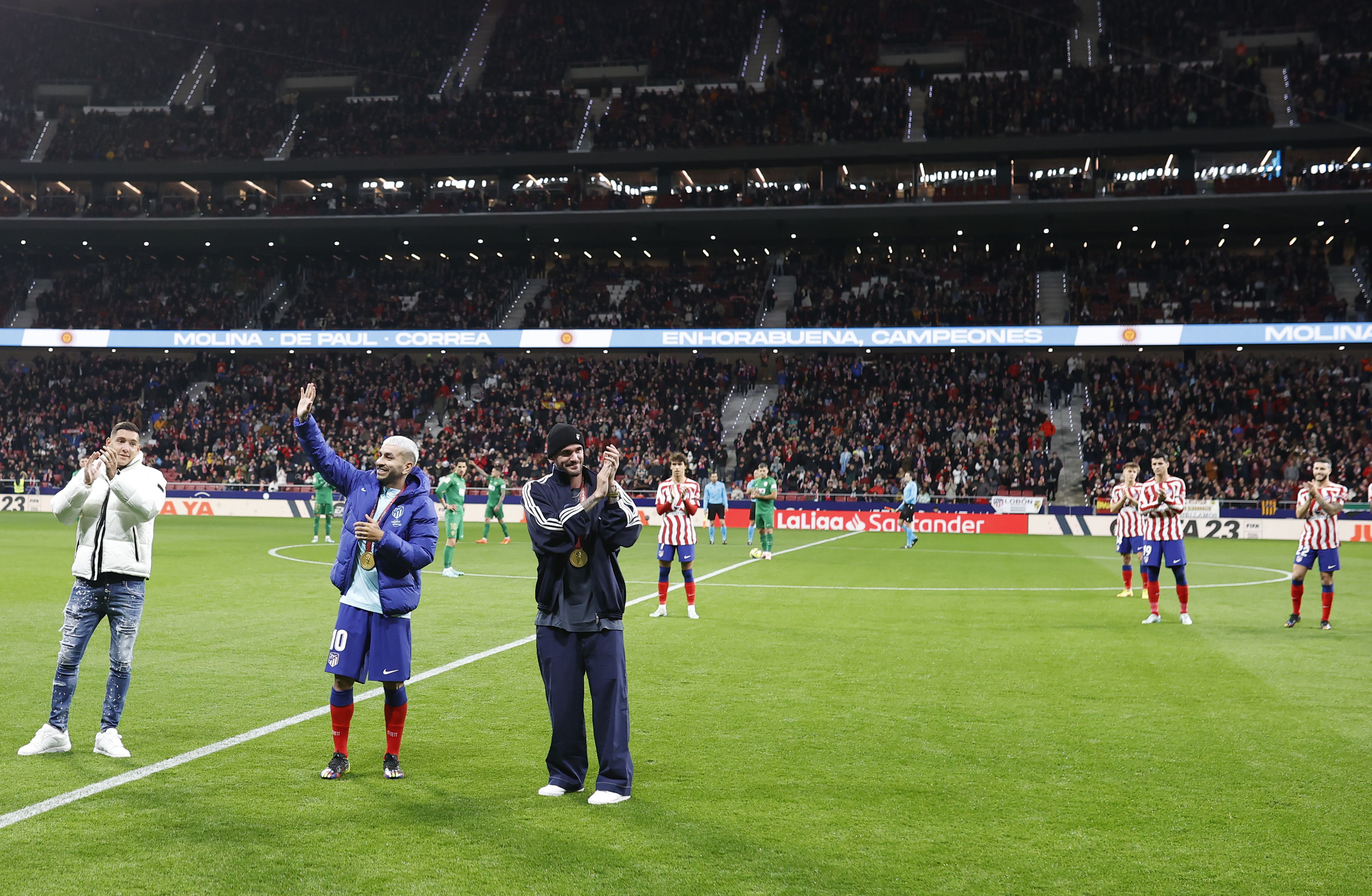 Atlético de Madrid, Rodrigo De Paul, Ángel Correa, Nahuel Molina