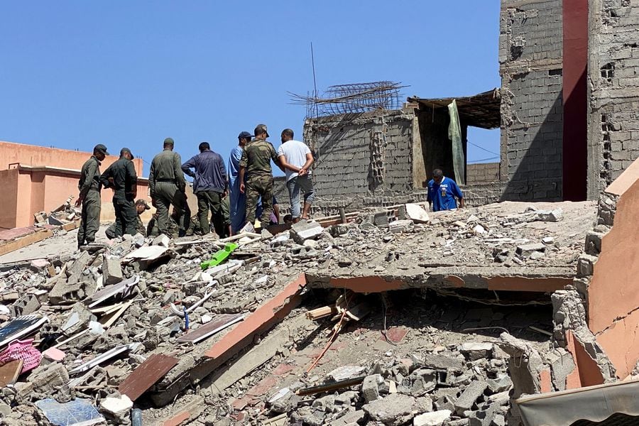 Muertos por fuerte sismo en Marruecos se elevan a más de 800 - La Tercera