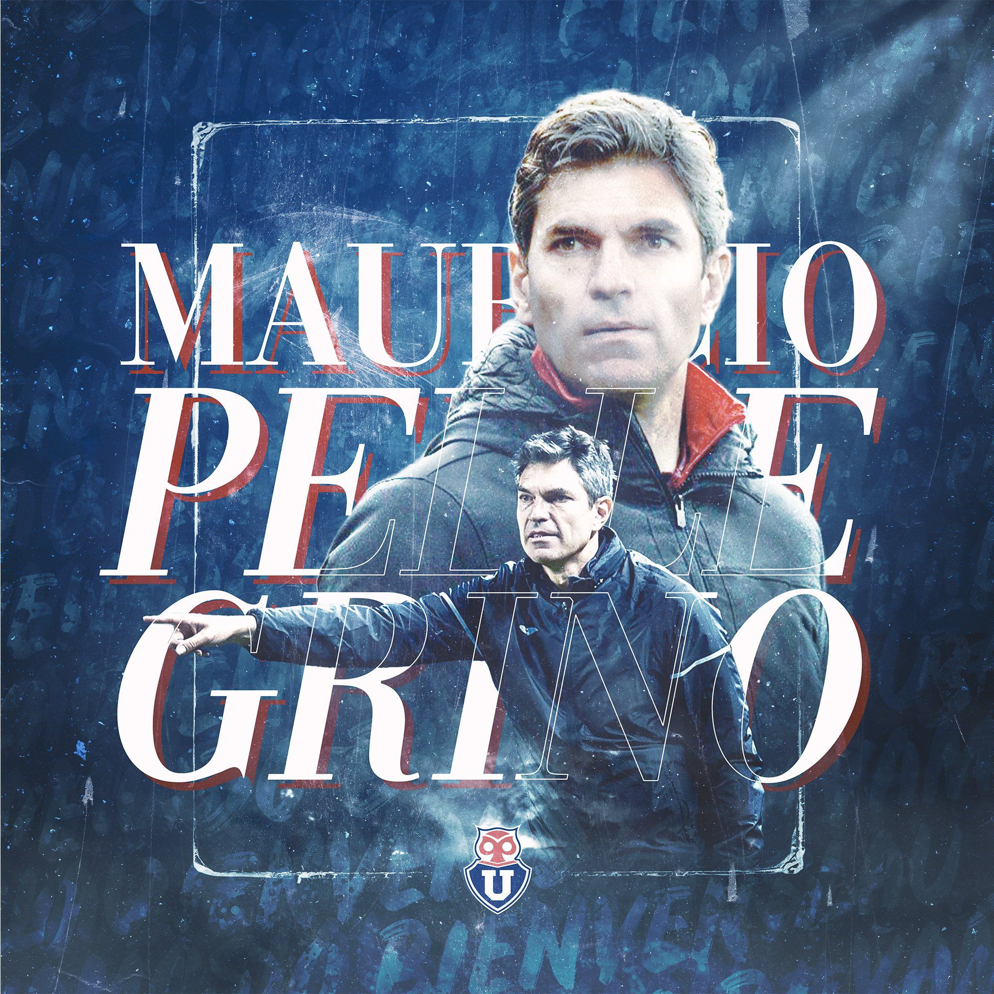 Así fue presentado Mauricio Pellegrino en la Universidad de Chile.