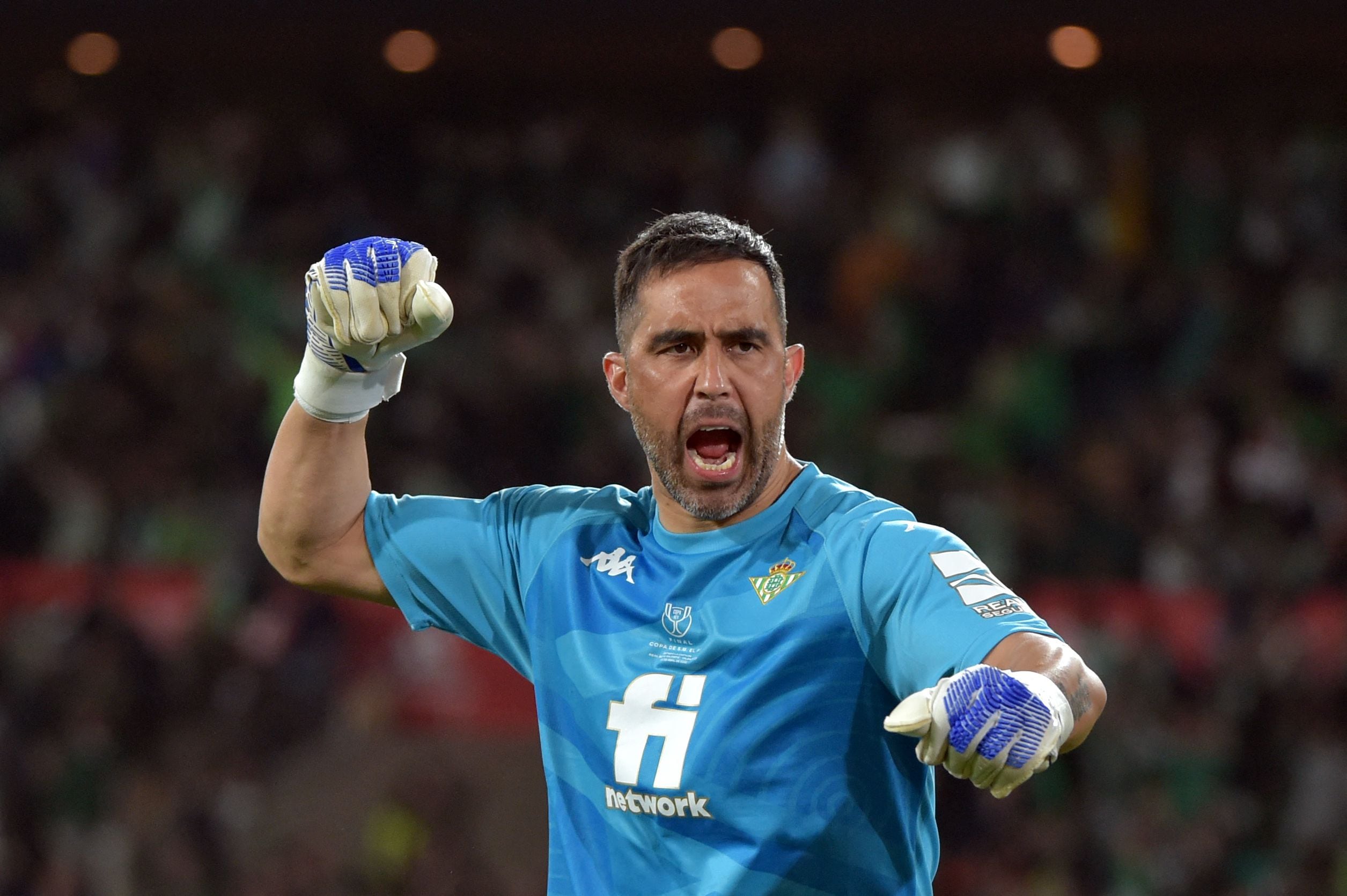 Claudio Bravo, en la final de la Copa del Rey