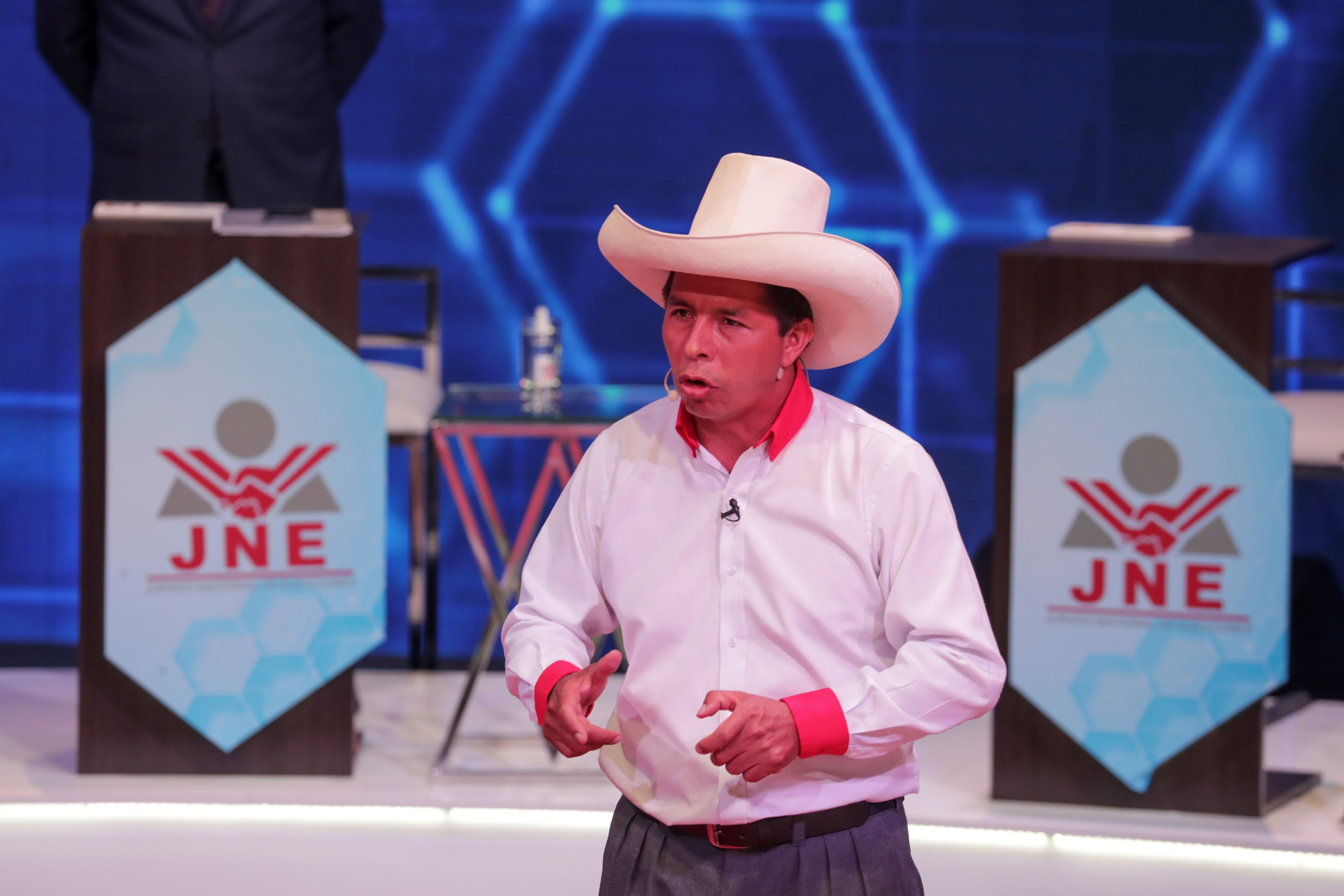 Presidential candidates debate in Lima, Peru