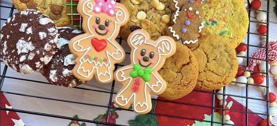 galletas de navidad mickey y minnie