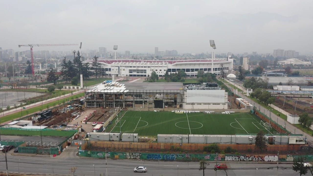 Las obras en el Centro de Entrenamiento Paralímpico.