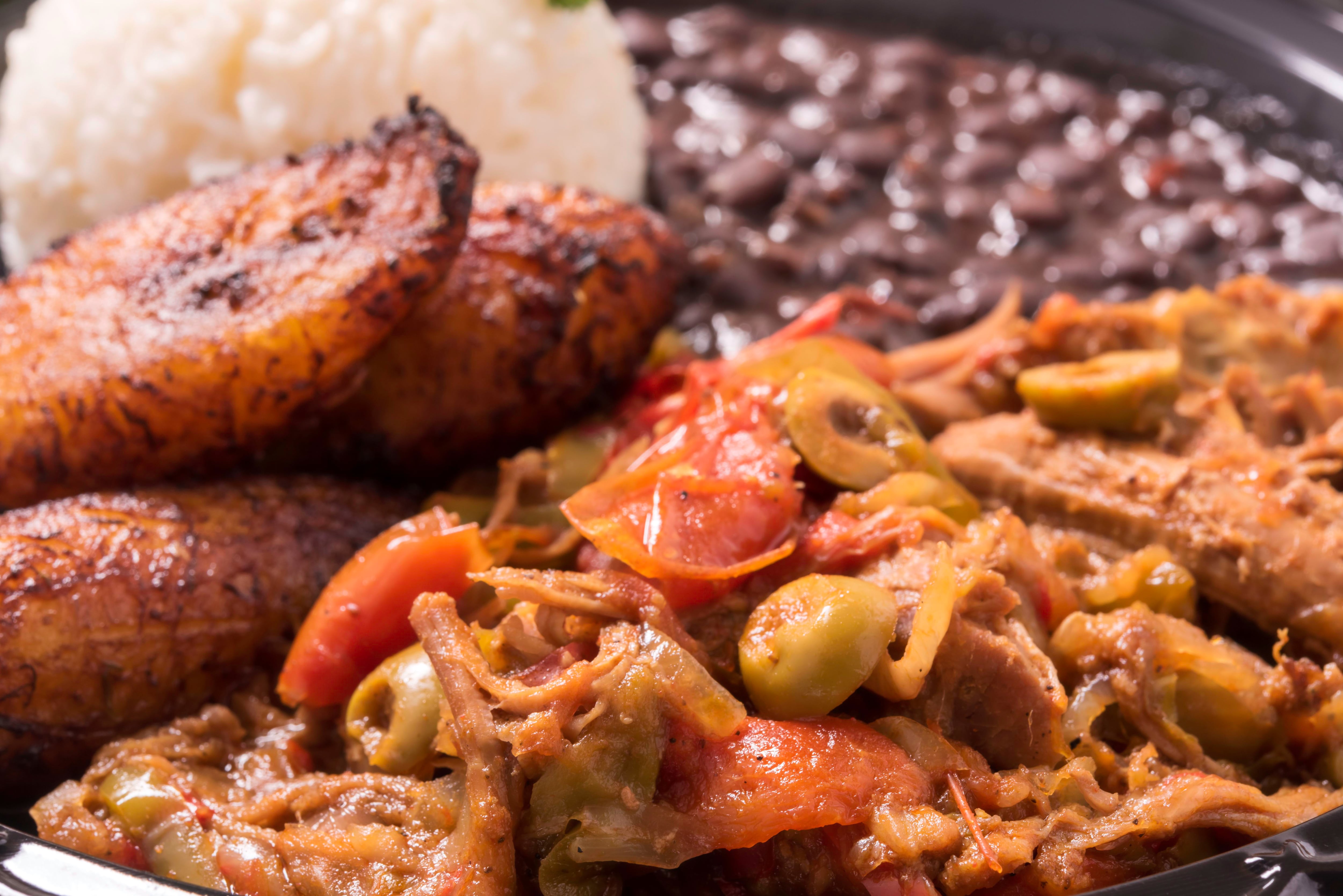 Ropa Vieja (stewed beef with vegetables)