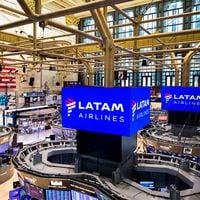 El 6,3% de la propiedad de Latam Airlines cambió de manos en su regreso a Wall Street