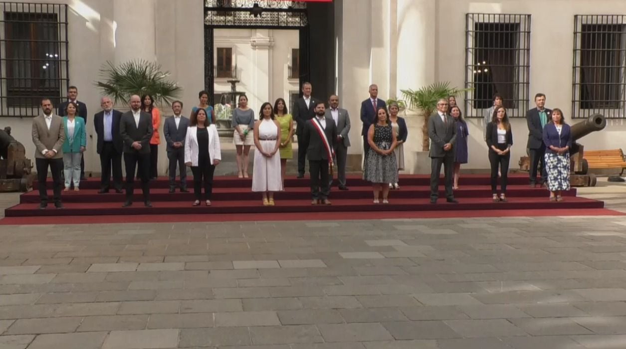 Fotografía oficial gabinete de ministros y subsecretarios