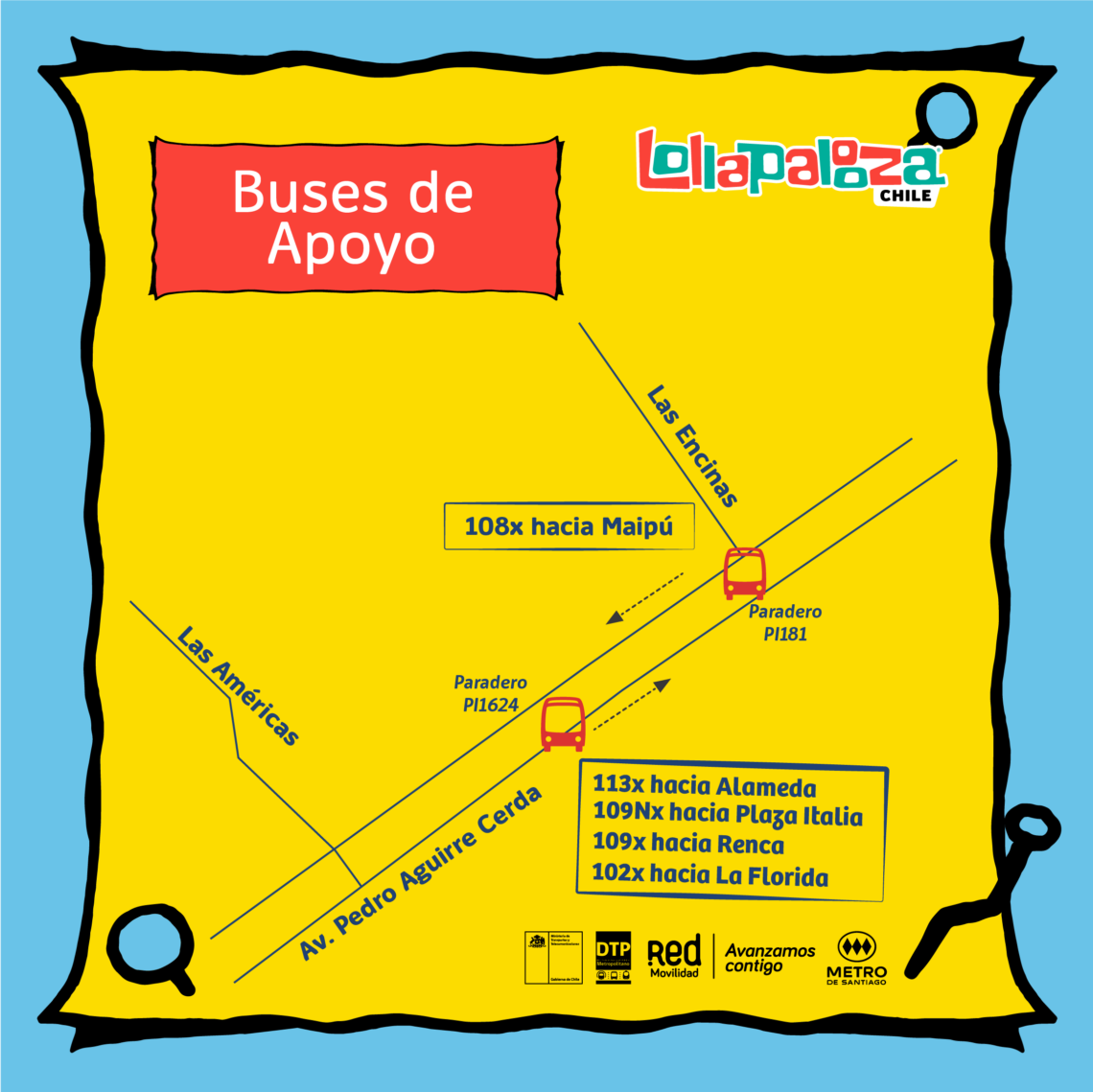 Plan metro lolla