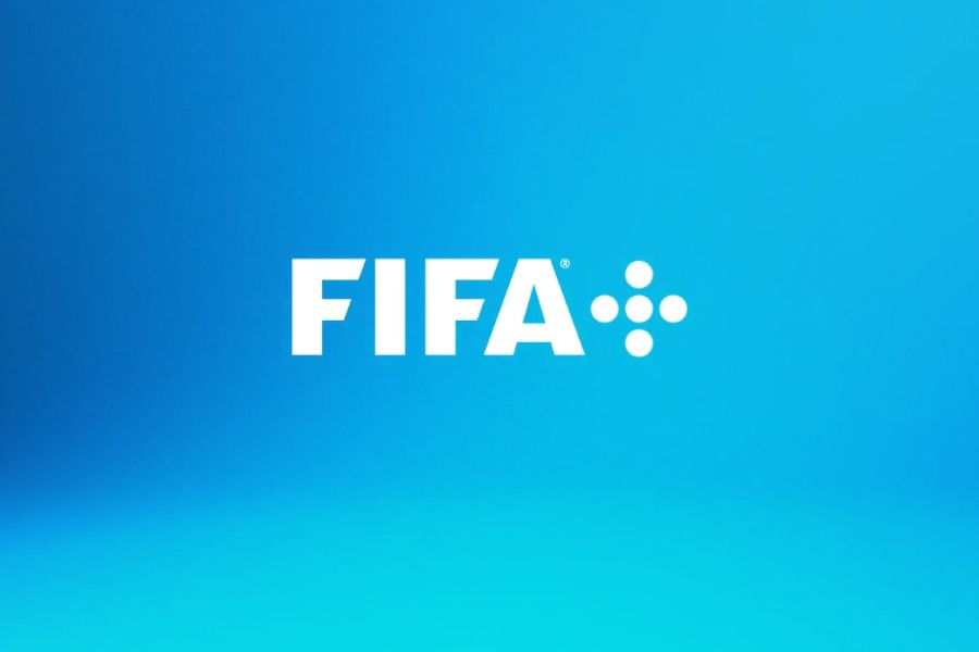 El logo de FIFA+, la aplicación que lanzó la FIFA.