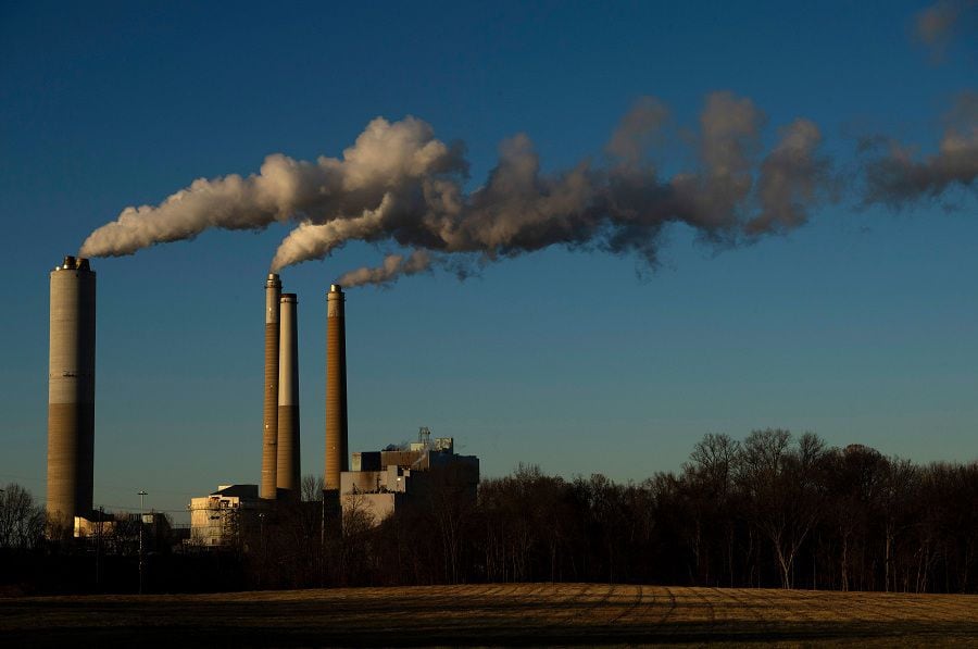 The Petersburg Generating Station in Petersburg, Ind., Wednesday evening, Nov. 30, 2022. The Petersburg Station is the highest