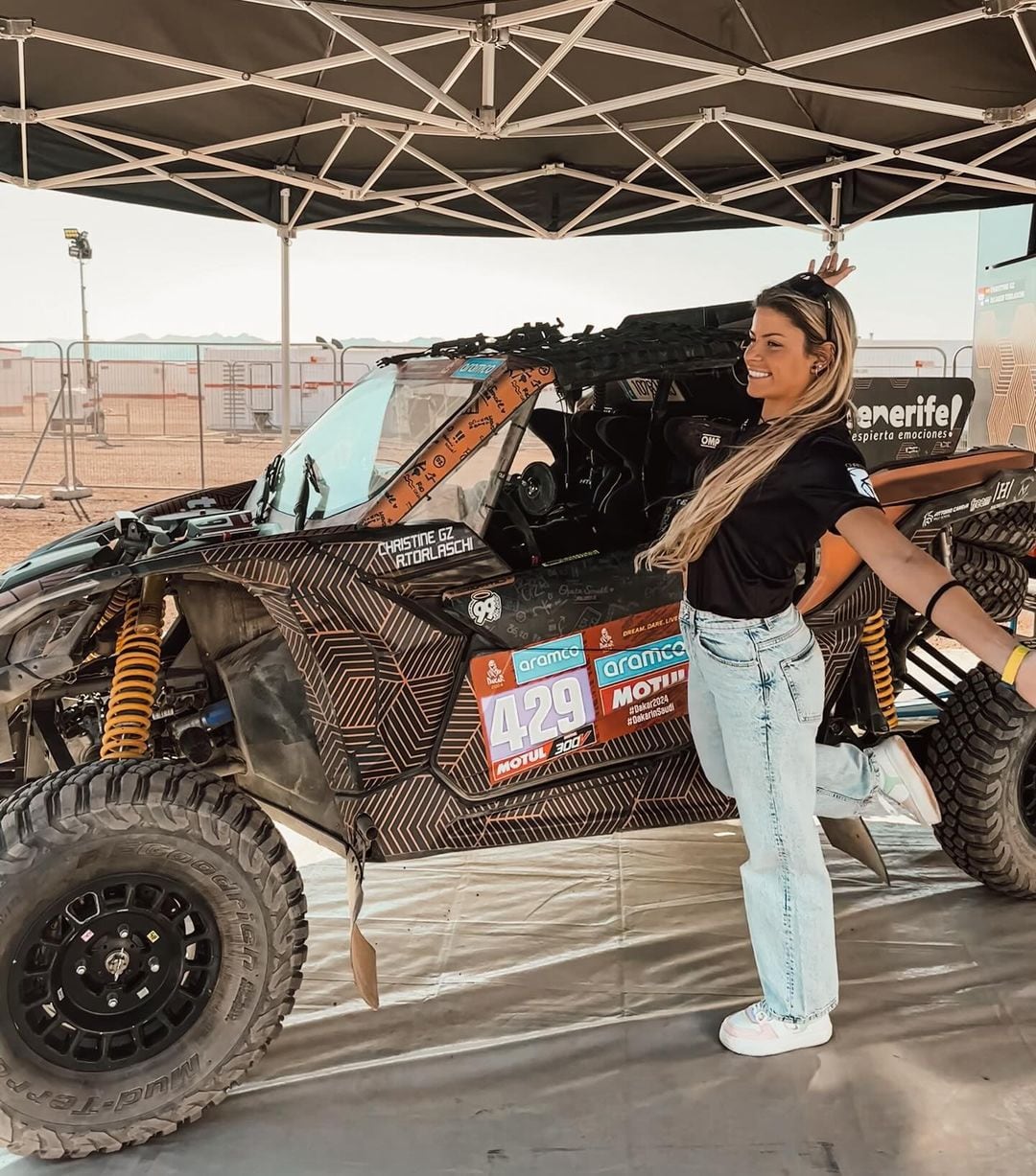 Christine GZ: La indo española italiana que está en Dakar con el equipo del  arquero Thibaut Courtois - La Tercera