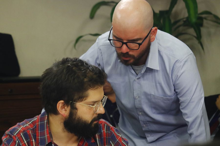 Gabriel Boric y Giorgio Jackson en su etapa como diputados.