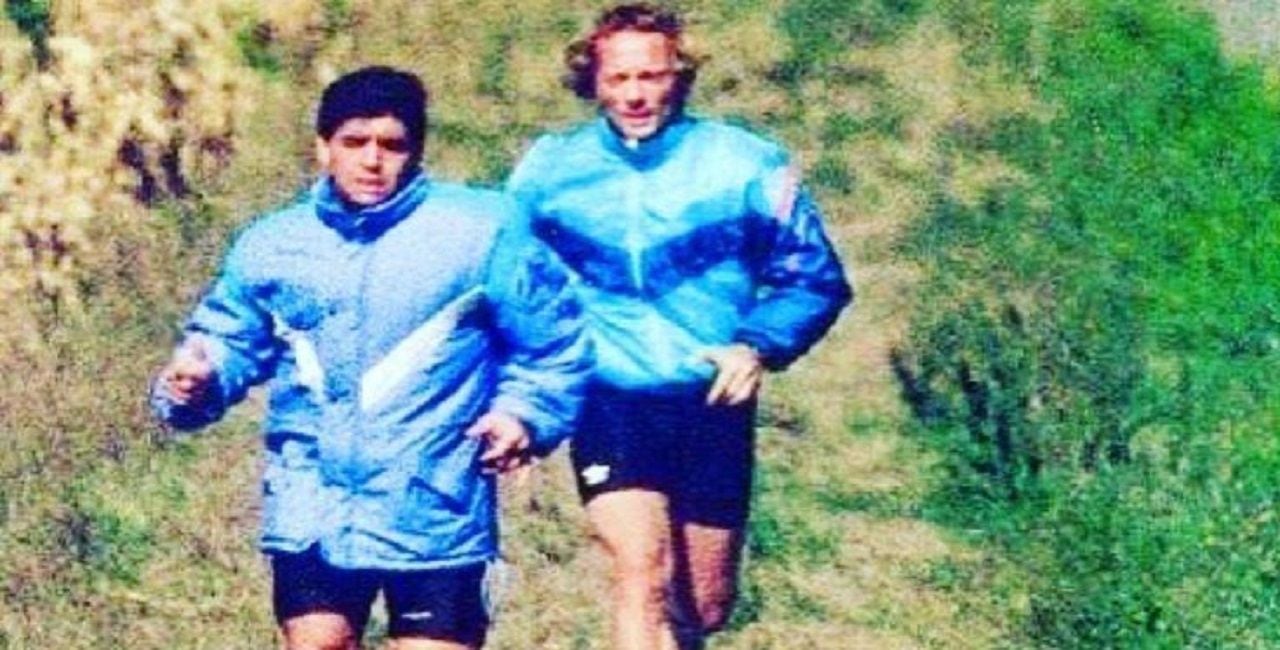 Diego Maradona y Fernando Signorini