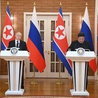 Kim Jong-un y Vladimir Putin firman un acuerdo de asociación estratégica 