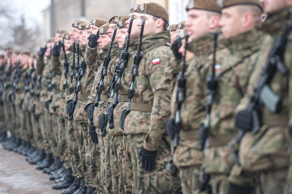 Soldados de las Fuerzas Terrestres de Polonia. Foto: Notes from Poland.