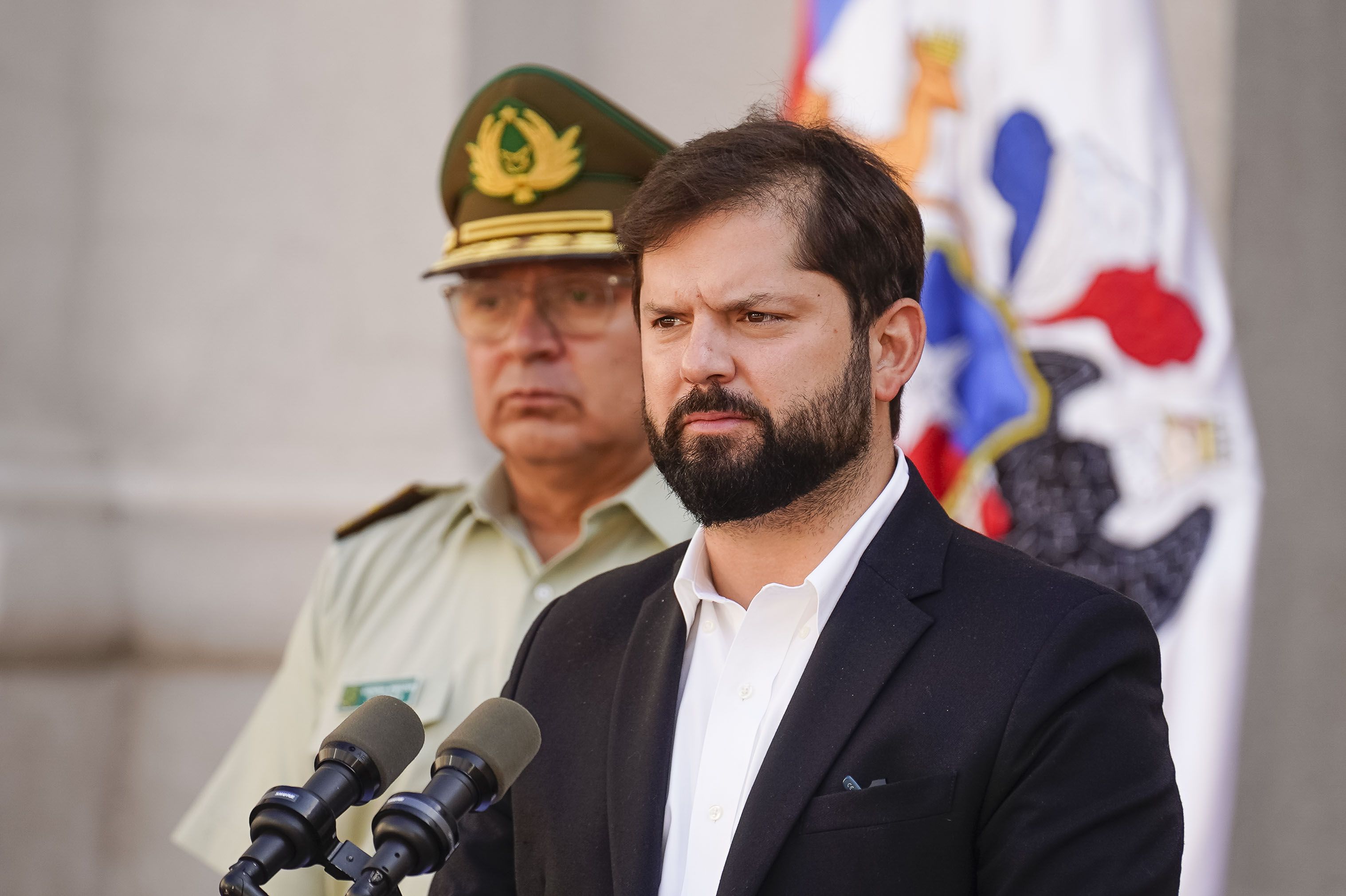 PRESIDENTE GABRIEL BORIC SE REFIERE, EN PALACIO DE LA MONEDA, A CARABINERA ASESINADA EN QUILPUE
