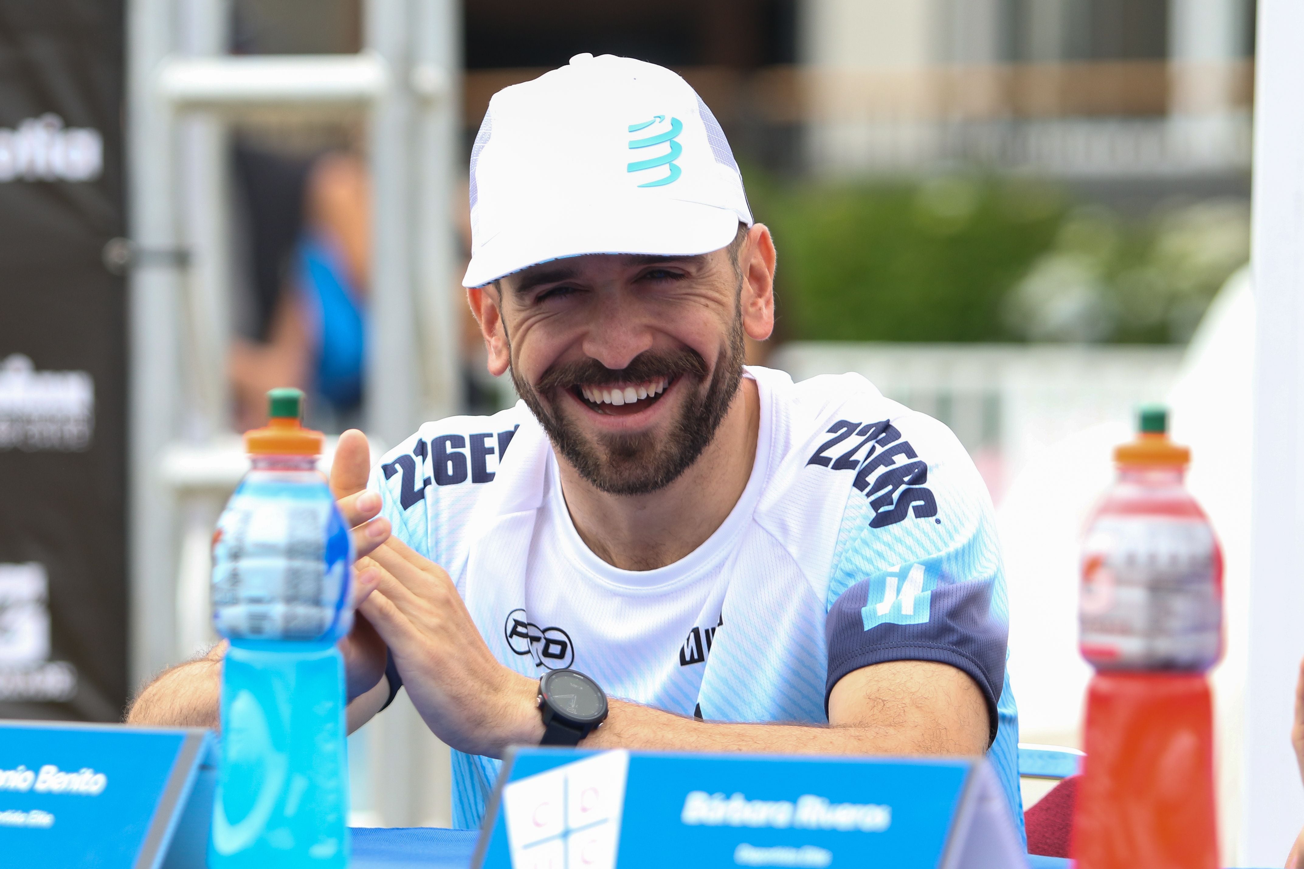 Antonio Benito López, el español que participa del Subaru Ironman 70.3 de Pucón 2023.