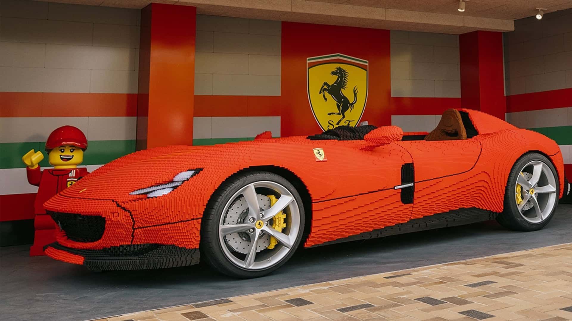 ¡Otra vez lo hizo Lego! Ahora creó un Ferrari Monza SP1 a escala real