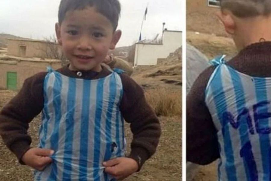 Lionel Messi: Niño afgano que posó con camiseta de plástico conoció a 'La  Pulga', DEPORTES