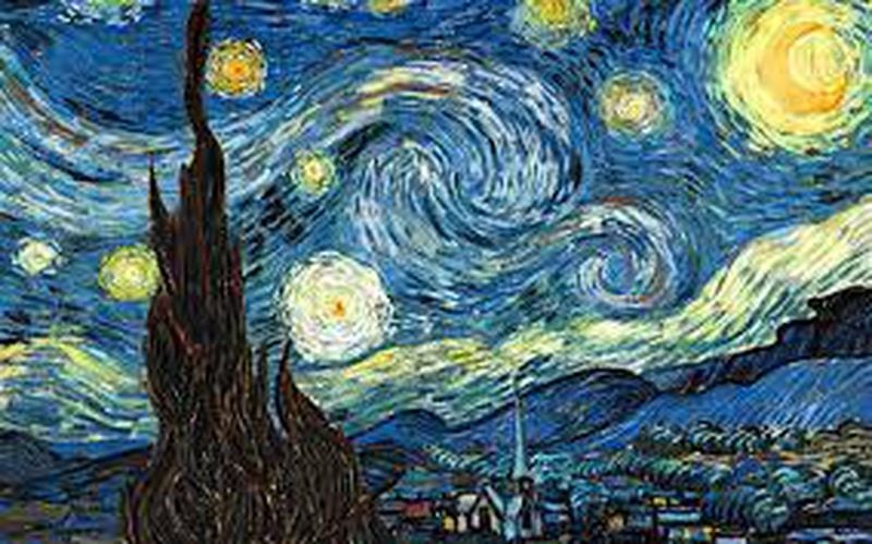 La noche estrellada, de Vincent Van Gogh