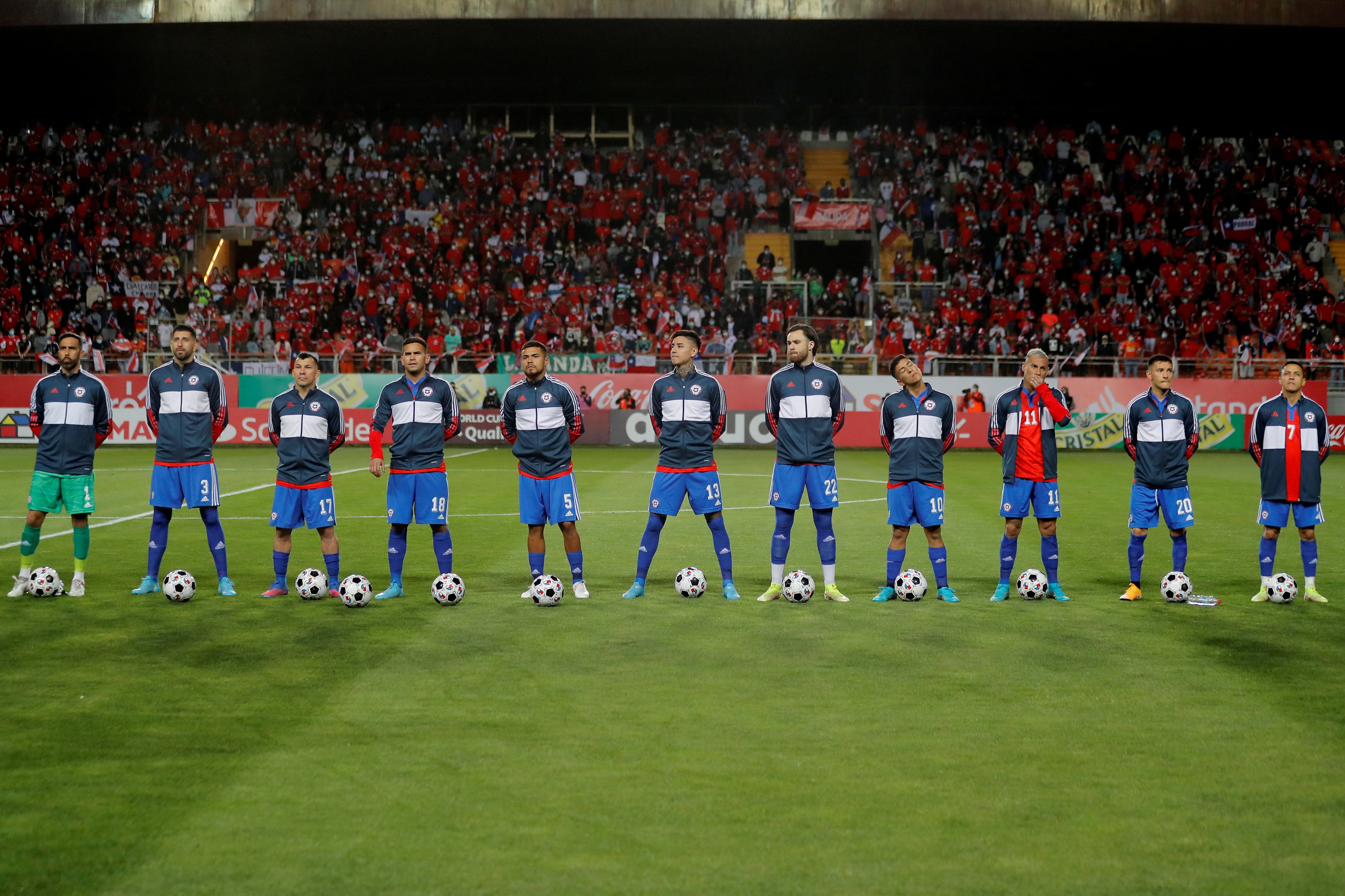 La Roja en el Zorros del Desierto, de Calama, antes del partido frente a Argentina