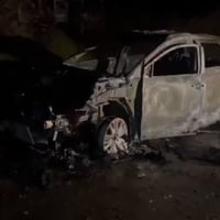 Disparan contra carabineros y queman auto robado en ruta de La Araucanía