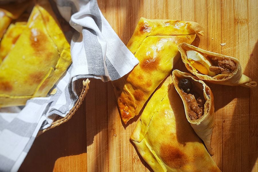 Empanadas de pino al horno