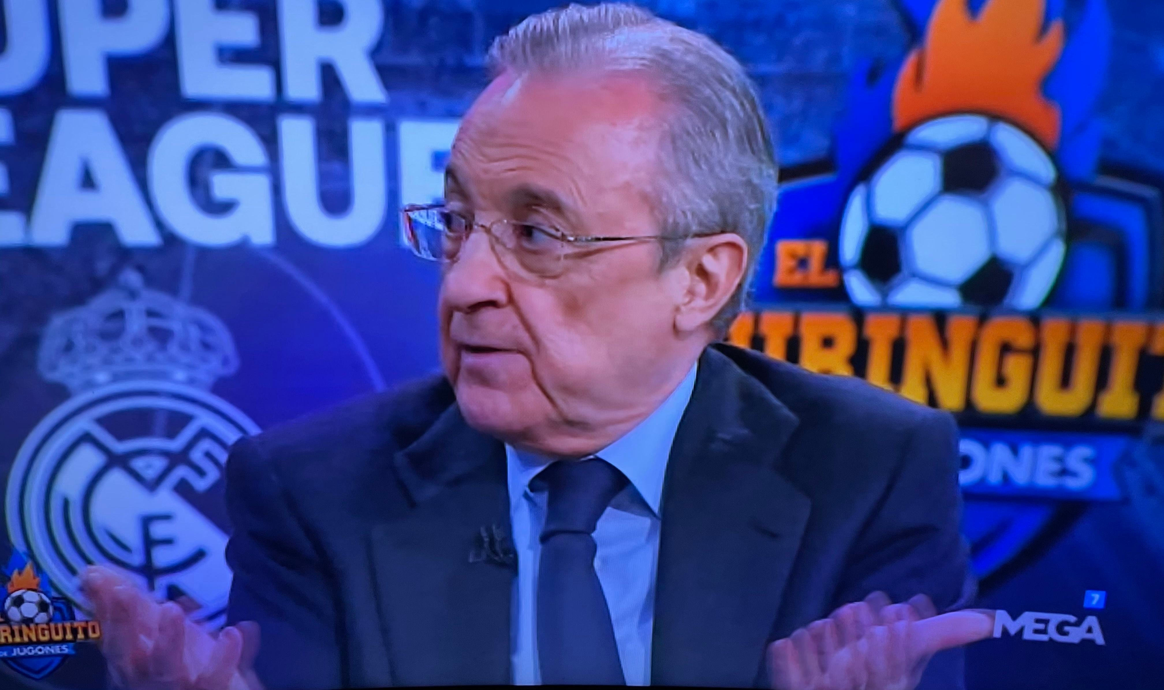 Florentino Pérez en El Chiringuito.