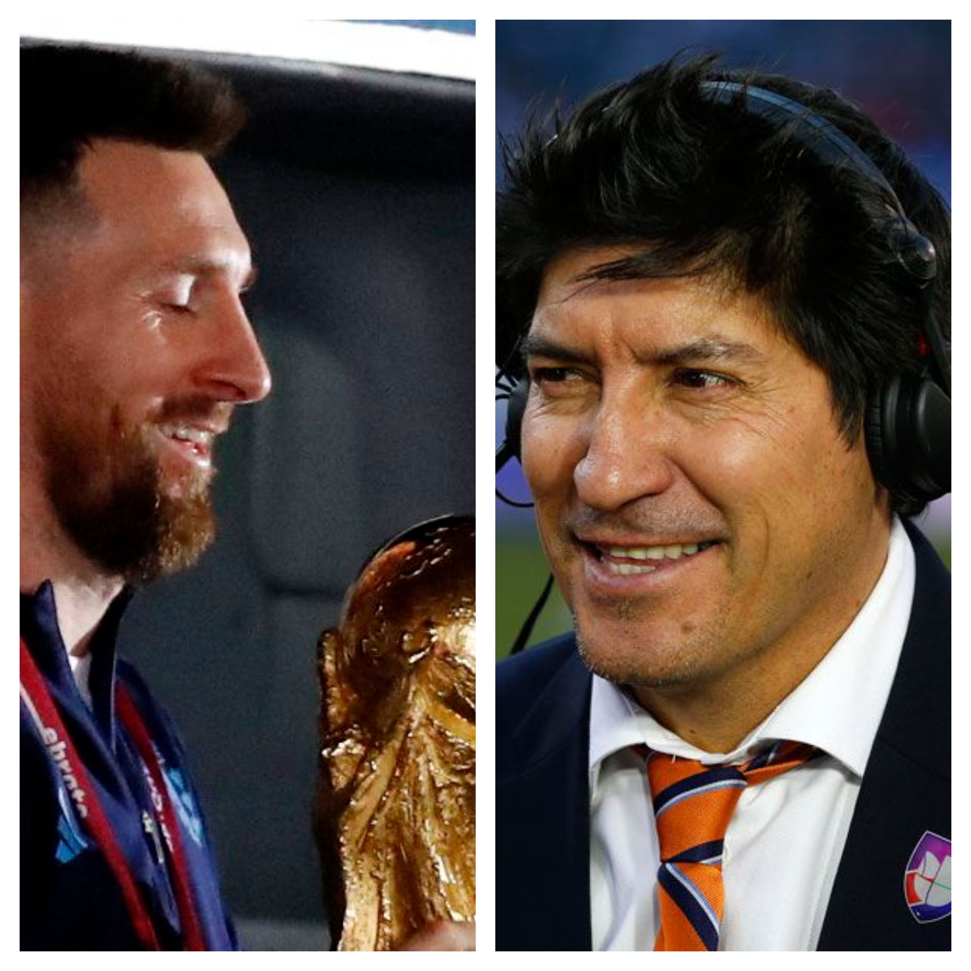 Iván Zamorano dice que Lionel Messi está a la altura de Pele y Diego Maradona.